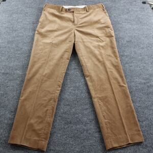Brunello Cucinelli Pant Men 38 Italian Fit Corduroy Brown Quiet Luxury Old Money